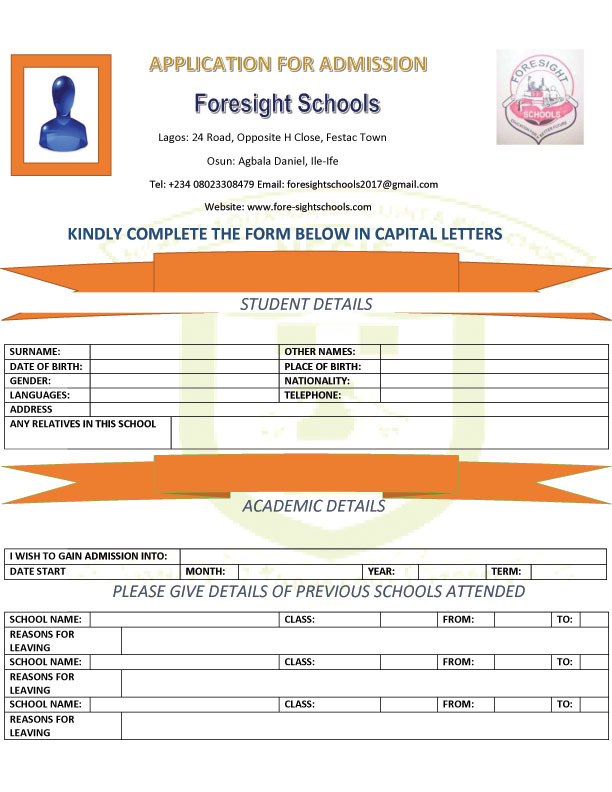 School ADMISSION